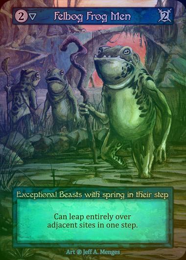 【FOIL】[Water] Felbog Frog Men [beta-Exceptional]